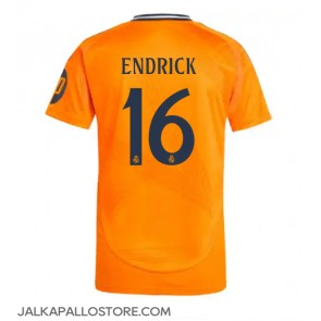 Real Madrid Endrick #16 Vieraspaita 2024-25 Lyhythihainen